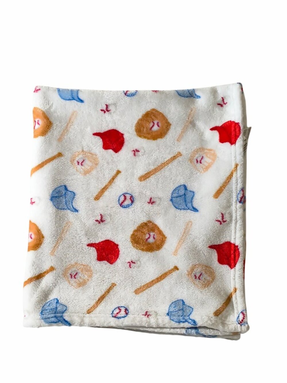 Baby Starters Baseball Sports Security Lovey Blanket 30" X 34"